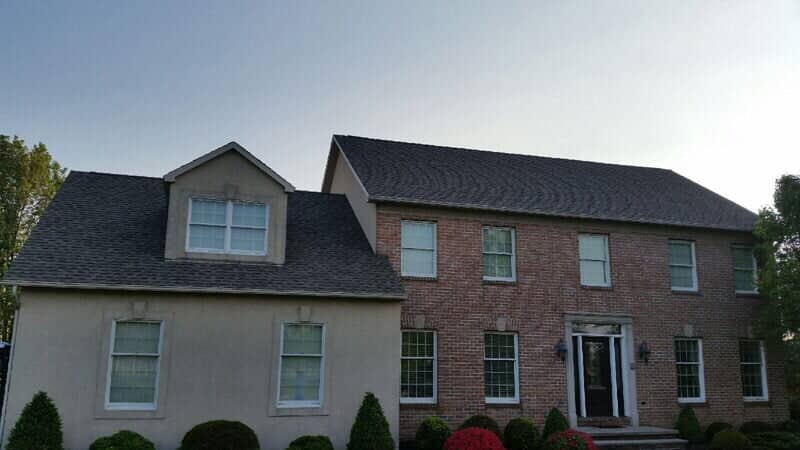 Roofing project on a residential home